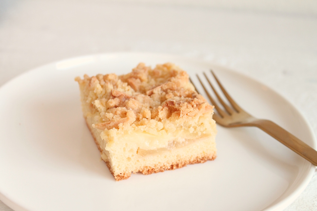 Apfelkuchen Mit Vanillepudding Und Streuseln