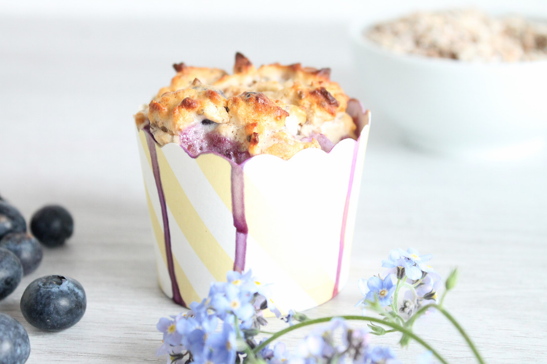 Gesunde Heidelbeer Muffins