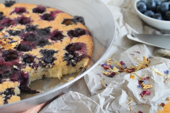 Heidelbeer-Pfannkuchen aus dem Ofen - Ofenpfannkuchen