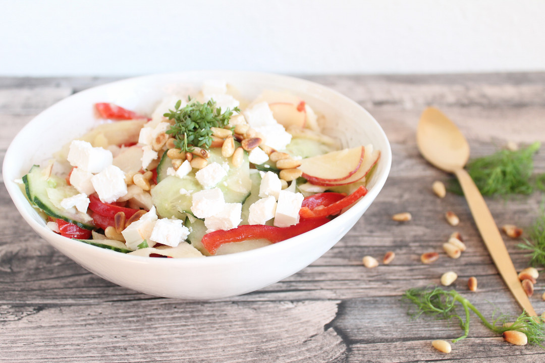 Fenchelsalat mit JoghurtZitronenDressing