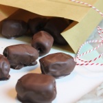 Schokoladendatteln mit Marzipan – Weihnachtsplätzchen