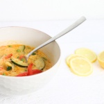 Schnelle vegetarische Currysuppe mit Glasnudeln