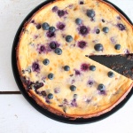 Käsekuchen mit Schoko und Heidelbeeren – Cheesecake